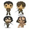 FUNKO POP Animation : Attack On Titan Bundle Of 4 (Pre Order)