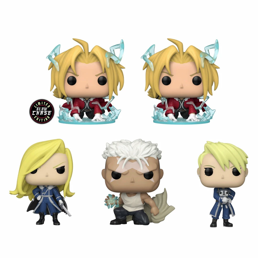 FUNKO POP Animation : FMA Bundle Of 5 W/ Chase (Pre Order)