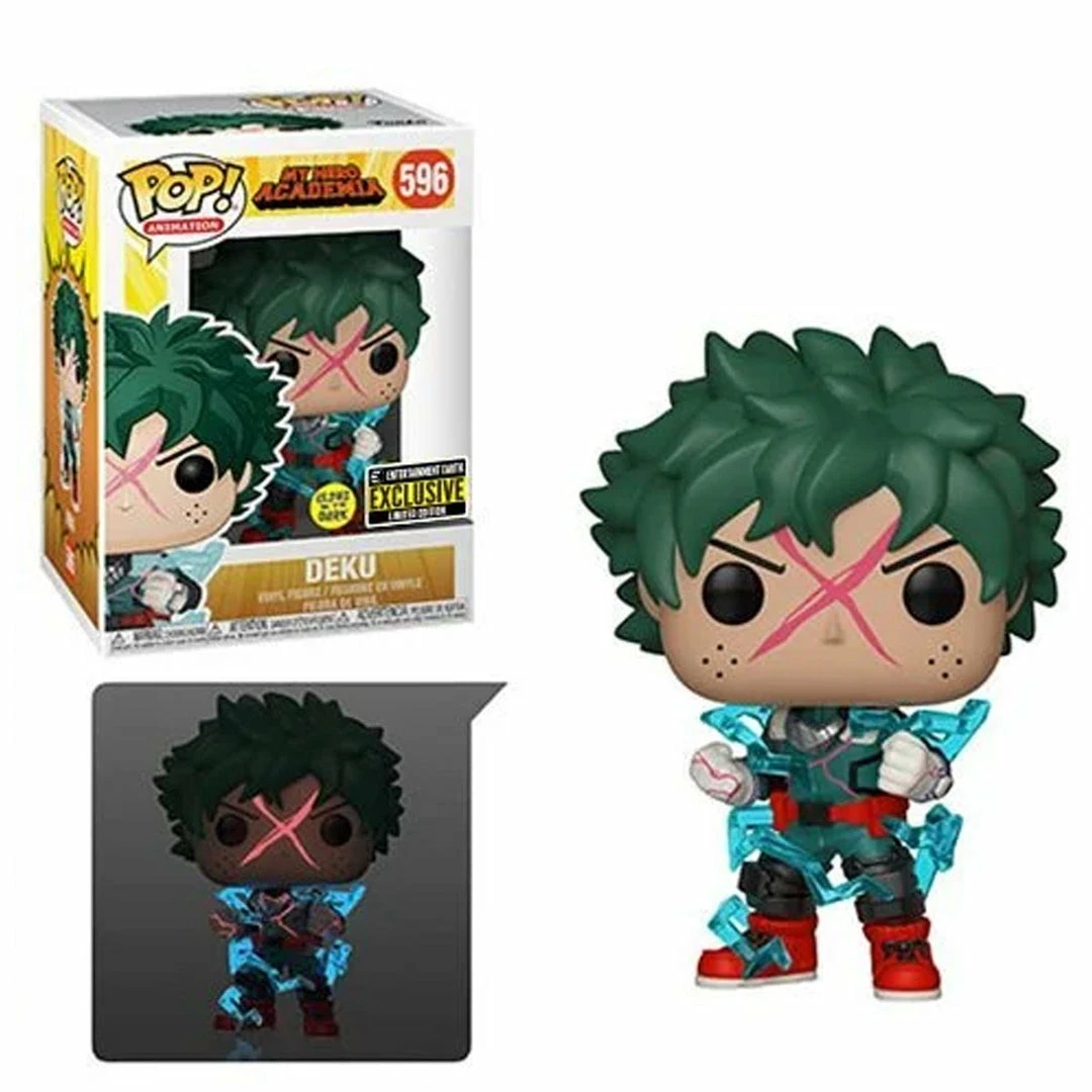 FUNKO POP Animation : Deku Full Cowl GITD EE Exclusive Slight Damage