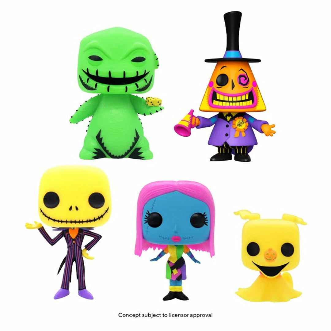 FUNKO POP Disney : TNBC Blacklight Bundle Of 5 (Pre Order)