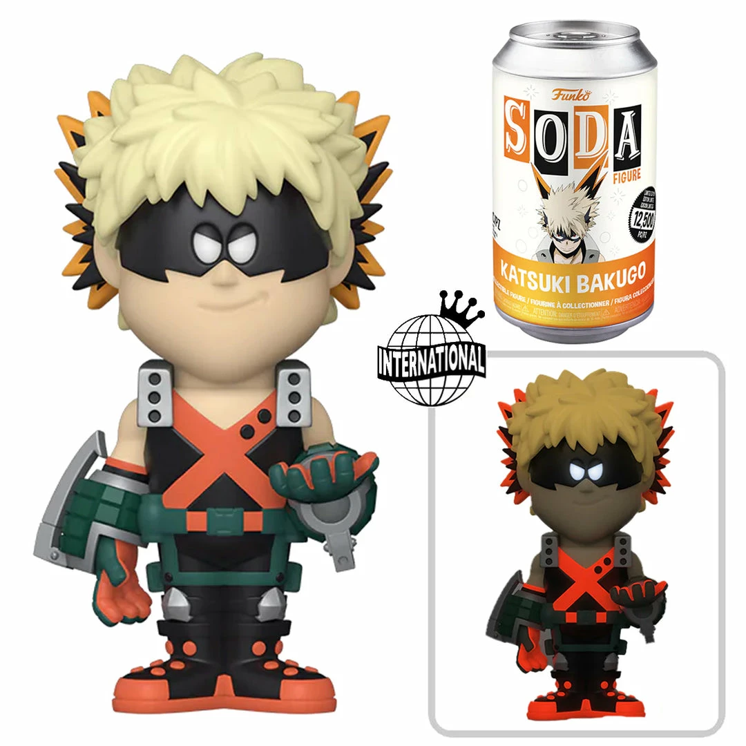 Vinyl Soda : My Hero Academia - Bakugo W/ Chance Of Chase Funko Soda (International Edition)