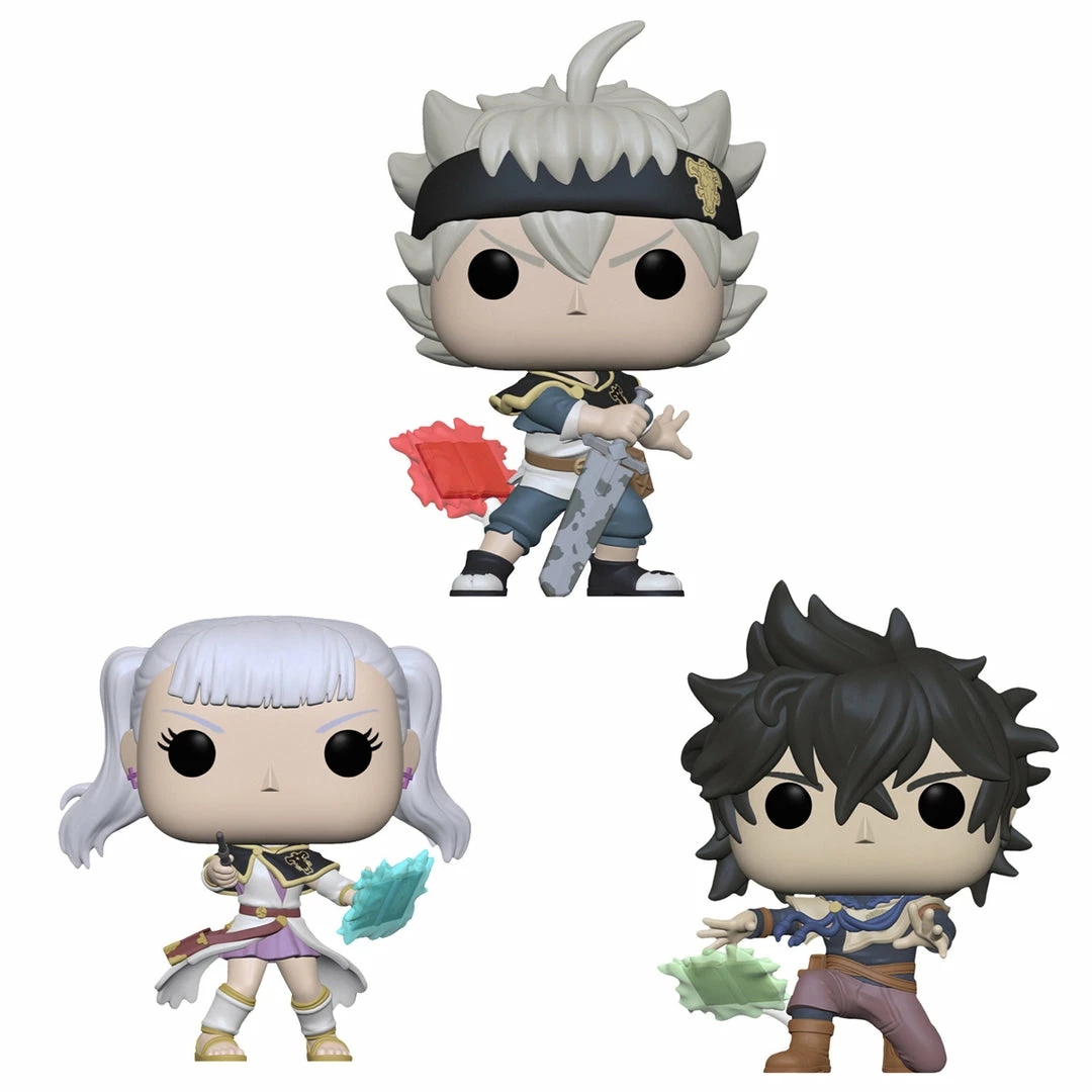FUNKO POP Animation : Black Clover - Bundle Of 3 (Pre Order)