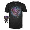 FUNKO Day Of The Drop : Black Panther (Blacklight) Pop &Tee Target Exclusive Size Large