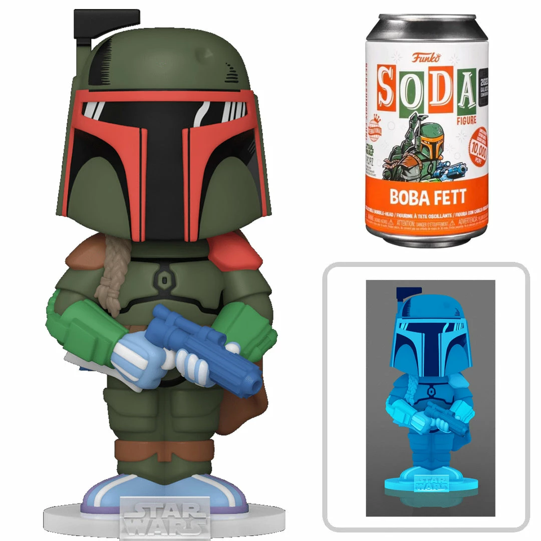 Vinyl Soda : Star Wars - Boba Fett Galactic Convention Exclusive W/ Chance Of Chase Funko Soda (International Edition)