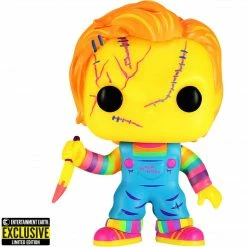 FUNKO POP Horror : Child's Play Chucky (Blacklight) Entertainment Earth Exclusive