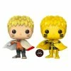 FUNKO POP Animation: Naruto Hokage GITD Chase AAA Anime Exclusive Bundle