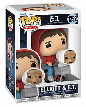 FUNKO POP Movies : ET - Elliot W/ET In Bike Basket (Pre Order)