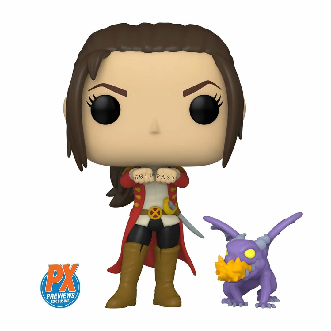 FUNKO POP Marvel : Kate Pryde W/ Lockheed PX Previews Exclusive