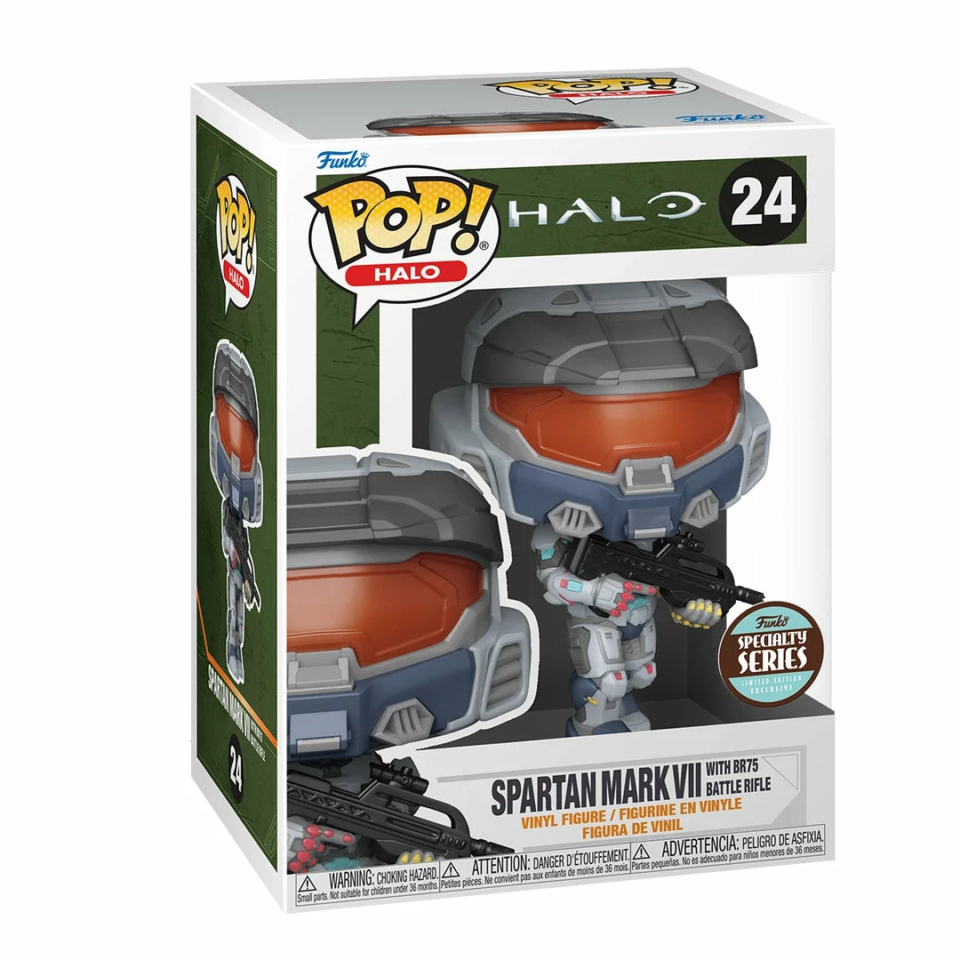 FUNKO POP Games: Halo Infinite - Spartan Mark VII W/ Weapon Specialty Retailer Exclusive