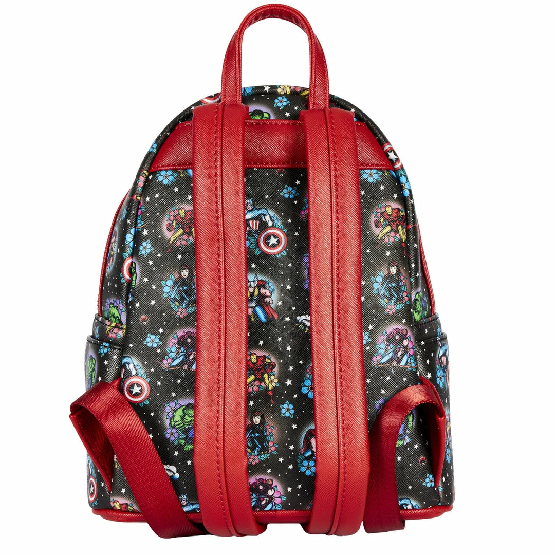 Loungefly Marvel Avengers Tattoo Cosplay Mini Backpack