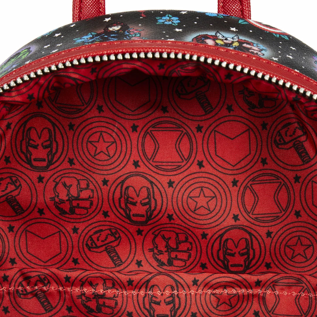 Loungefly Marvel Avengers Tattoo Cosplay Mini Backpack