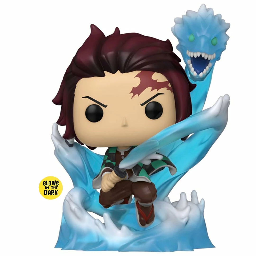 FUNKO POP Animation : Tanjiro W/ Dragon GITD Special Edition Exclusive