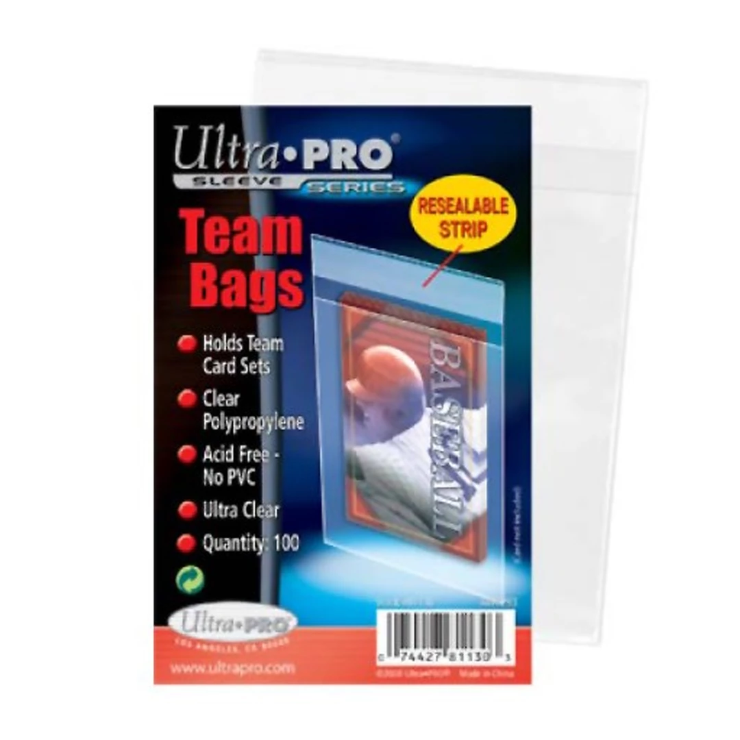 Ultra Pro Protectors & Accessories Team Bags : Team Bags Pack Of 100
