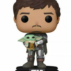 FUNKO Star Wars : Mandalorian Holding Child Unmasked