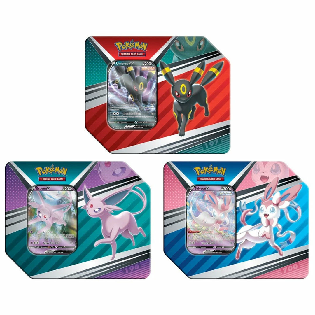 Pokemon TCG : V Heroes Tin (1 Random Style Tin)
